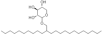 2-Decyltetradecyl D-xylopyranoside molecular structure (CAS 446264-02-4)