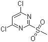 4,6-Dichloro-2-(methylsulfonyl)pyrimidine molecular structure (CAS 4489-34-3)