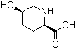 structure of CAS# 448964-01-0, (2R,5R)-5-Hydroxy-2-piperidinecarboxylic acid