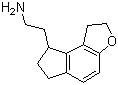 structure of CAS# 448964-37-2, 2,6,7,8-Tetrahydro-1H-indeno[5,4-b]furan-8-ylethylamine