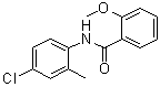 N-(4-氯-2-甲基苯基)-2-甲氧基苯甲酰胺分子结构 (CAS 449155-88-8)