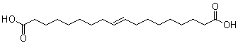9-Octadecenedioic acid molecular structure (CAS 4494-16-0)