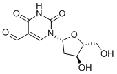 5-甲酰基-2'-脱氧尿苷分子结构 (CAS 4494-26-2)