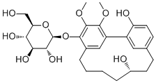 (+)-S-Myricanol glucoside molecular structure (CAS 449729-89-9)