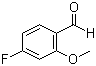 4-氟-2-甲氧基苯甲醛分子结构 (CAS 450-83-9)