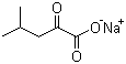 structure of CAS# 4502-00-5, Sodium ketoisocaproate