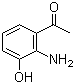 2'-氨基-3'-羟基苯乙酮分子结构 (CAS 4502-10-7)