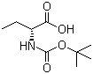 structure of CAS# 45121-22-0, (R)-N-Boc-2-aminobutyric acid
