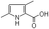 3,5-Dimethylpyrrole-2-carboxylic acid molecular structure (CAS 4513-93-3)