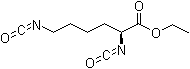structure of CAS# 45172-15-4, Ethyl (S)-2,6-diisocyanatohexanoate