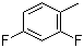 structure of CAS# 452-76-6, 2,4-Difluorotoluene