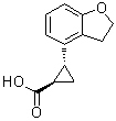 CAS 登录号：452324-76-4, (1R,2R)-2-(2,3-二氢-4-苯并呋喃基)环丙烷羧酸