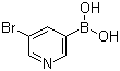 structure of CAS# 452972-09-7, 5-溴吡啶-3-硼酸