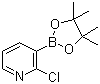 2-Chloropyridine-3-boronic acid pinacol ester molecular structure (CAS 452972-11-1)