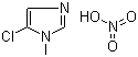 structure of CAS# 4531-53-7, 5-Chloro-1-methyl-1H-imidazole nitrate