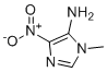 structure of CAS# 4531-54-8, 1-Methyl-4-nitro-1H-imidazol-5-amine