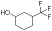 3-三氟甲基环己醇分子结构 (CAS 454-63-7)