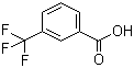 structure of CAS# 454-92-2, 3-(Trifluoromethyl)benzoic acid