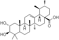 Corosolic acid molecular structure (CAS 4547-24-4)