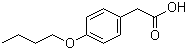 structure of CAS# 4547-57-3, 4-丁氧基苯乙酸