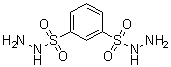 1,3-苯二磺酸二酰肼分子结构 (CAS 4547-70-0)