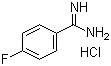 4-Fluorobenzamidine hydrochloride molecular structure (CAS 456-14-4)