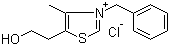 3-苄基-5-羟乙基-4-甲基氯化噻唑鎓分子结构 (CAS 4568-71-2)