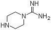 哌嗪-1-甲脒分子结构 (CAS 45695-84-9)