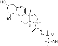 1alpha,24,25-Trihydroxy VD2 molecular structure (CAS 457048-34-9)