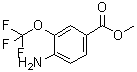 4-Amino-3-trifluoromethoxybenzoic acid methyl ester molecular structure (CAS 457097-93-7)
