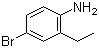 structure of CAS# 45762-41-2, 4-溴-2-乙基苯胺
