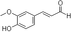 3-(4-羟基-3-甲氧基苯基)-2-丙烯醛分子结构 (CAS 458-36-6)