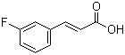 structure of CAS# 458-46-8, 3-Fluorocinnamic acid