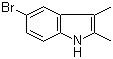 structure of CAS# 4583-55-5, 5-溴-2,3-二甲基吲哚