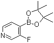 structure of CAS# 458532-88-2, 3-氟吡啶-4-硼酸频哪醇酯