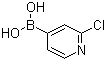 2-氯-4-吡啶硼酸分子结构 (CAS 458532-96-2)