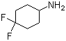 4,4-二氟环己胺分子结构 (CAS 458566-84-2)