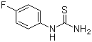 structure of CAS# 459-05-2, 1-(4-Fluorophenyl)-2-thiourea