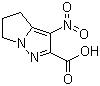5,6-Dihydro-3-nitro-4H-pyrrolo[1,2-b]pyrazole-2-carboxylic acid molecular structure (CAS 459157-32-5)