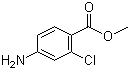 Methyl 4-amino-2-chlorobenzoate molecular structure (CAS 46004-37-9)
