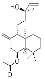 structure of CAS# 4608-49-5, Larixol acetate