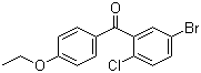 (5-Bromo-2-chlorophenyl)(4-ethoxyphenyl)methanone molecular structure (CAS 461432-22-4)
