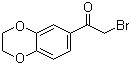 structure of CAS# 4629-54-3, 2-Bromo-1-(2,3-dihydro-1,4-benzodioxin-6-yl)ethanone