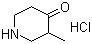 structure of CAS# 4629-78-1, 3-甲基哌啶-4-酮盐酸盐