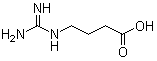 structure of CAS# 463-00-3, 4-Guanidinobutanoic acid