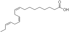 structure of CAS# 463-40-1, Linolenic acid
