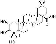 structure of CAS# 465-00-9, 阿江榄仁酸