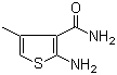 2-氨基-4-甲基噻吩-3-甲酰胺分子结构 (CAS 4651-97-2)