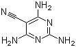 2,4,6-三氨基-5-嘧啶甲腈分子结构 (CAS 465531-97-9)