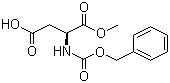 N-Cbz-L-天冬氨酸 1-甲酯分子结构 (CAS 4668-42-2)